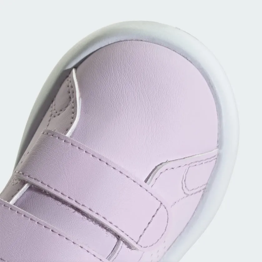 ADIDAS KID'S ADVANTAGE LAVENDER SNEAKER SHOES