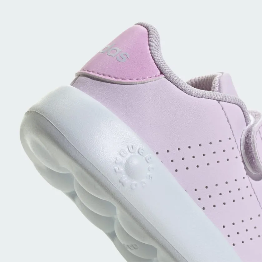ADIDAS KID'S ADVANTAGE LAVENDER SNEAKER SHOES