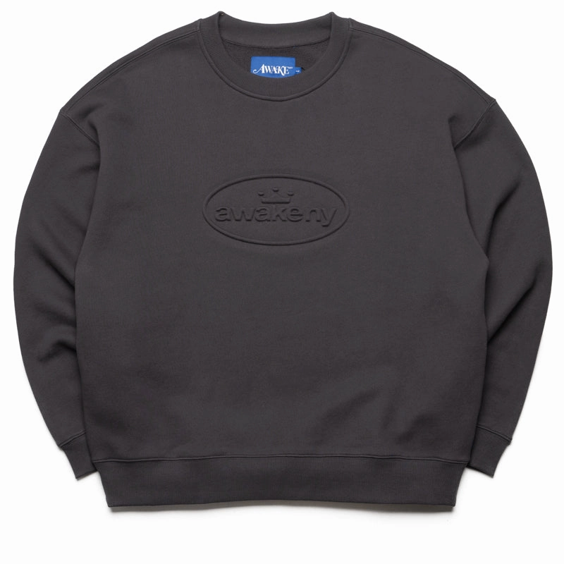 Awake NY Debossed Crewneck - Black