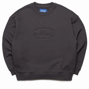 Awake NY Debossed Crewneck - Black