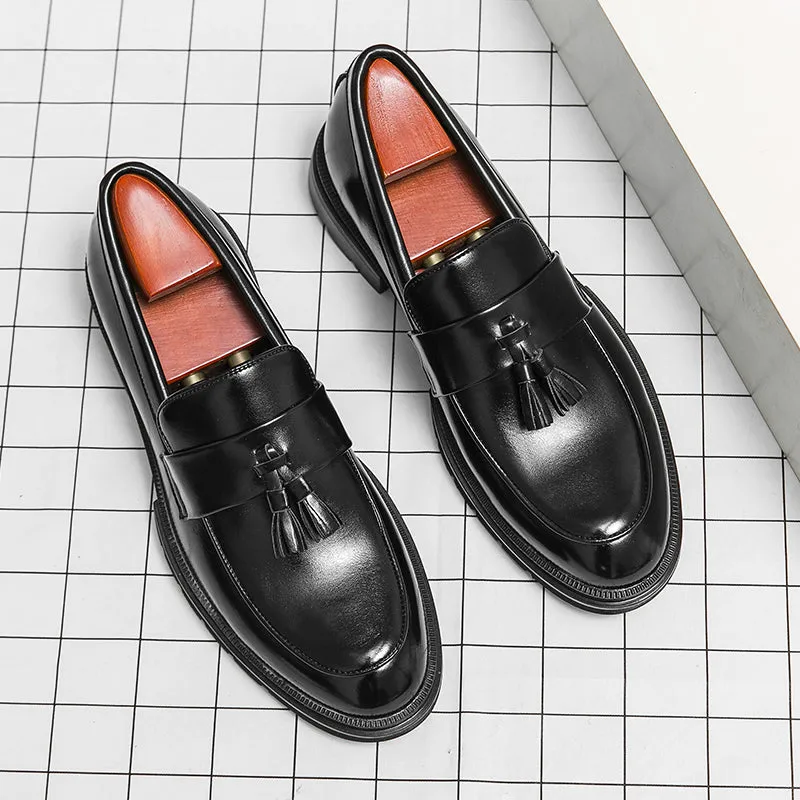 British Retro Men Tassel Party Shoes