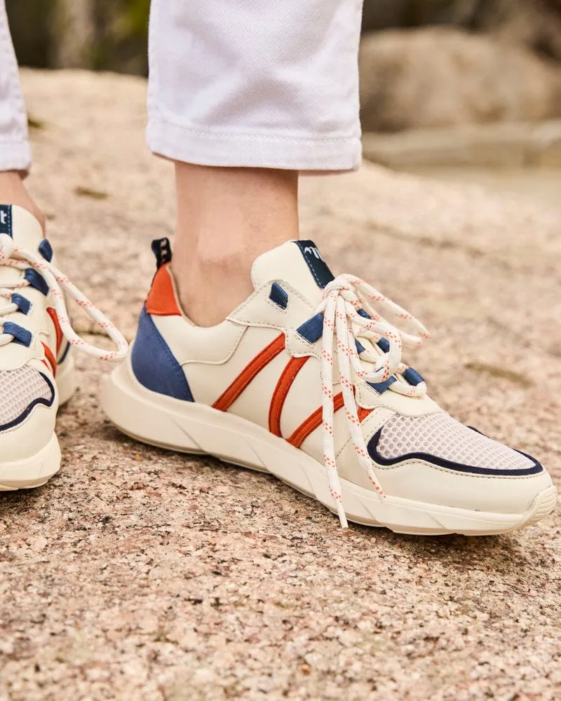 Chamois Recycled Vegan Leather Sneakers | Golden Hour