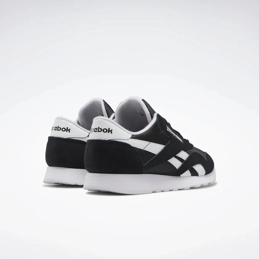 Classic Nylon Shoes Black/White/White