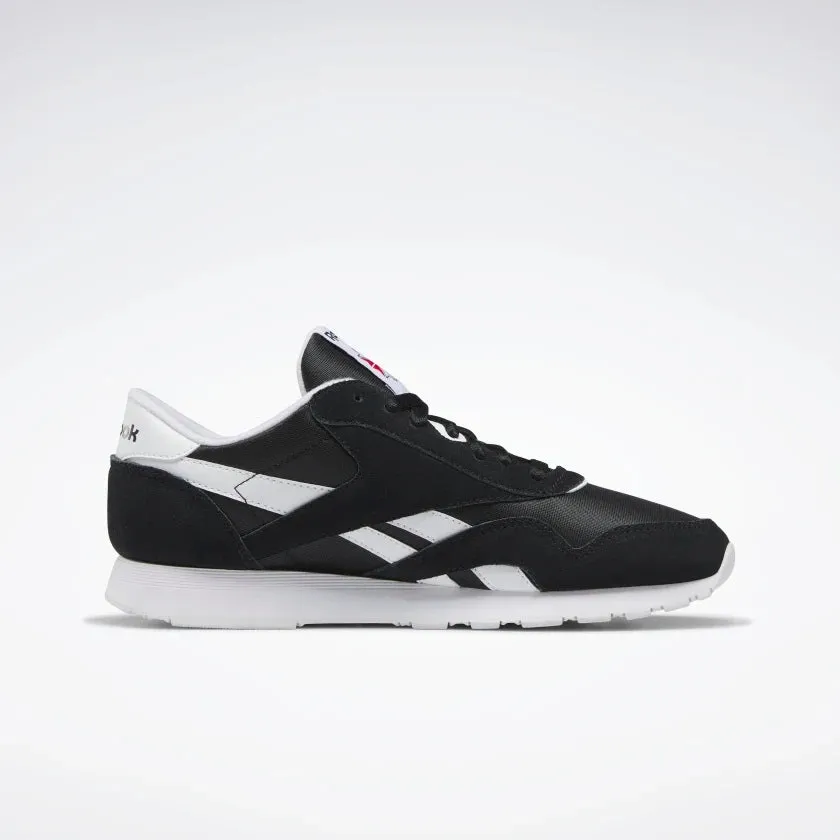 Classic Nylon Shoes Black/White/White