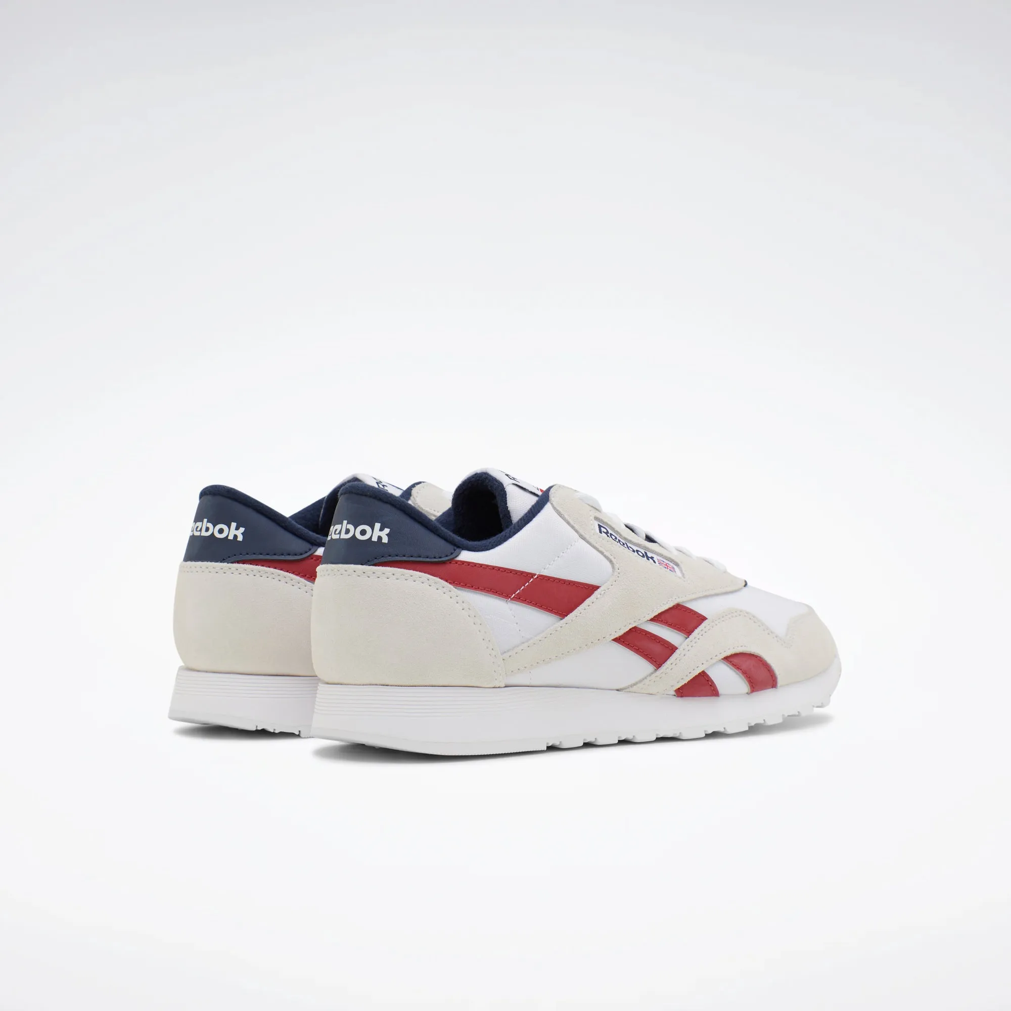 Classic Nylon Shoes White/Flash Red/Vector Navy