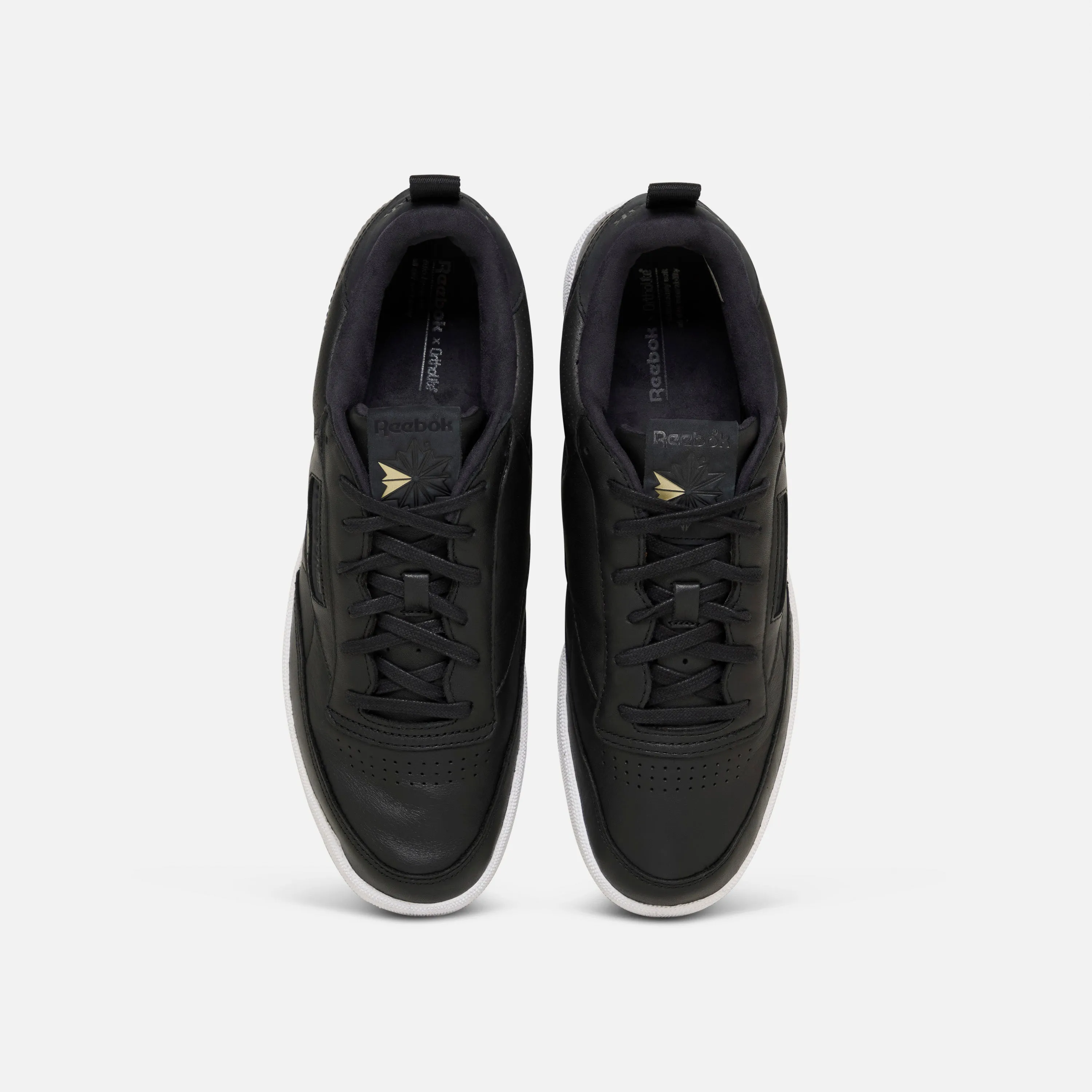 Club C 85 Pl Black/Gold Met/White
