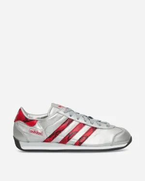 Country Japan Sneakers Silver Metallic / Better Scarlet