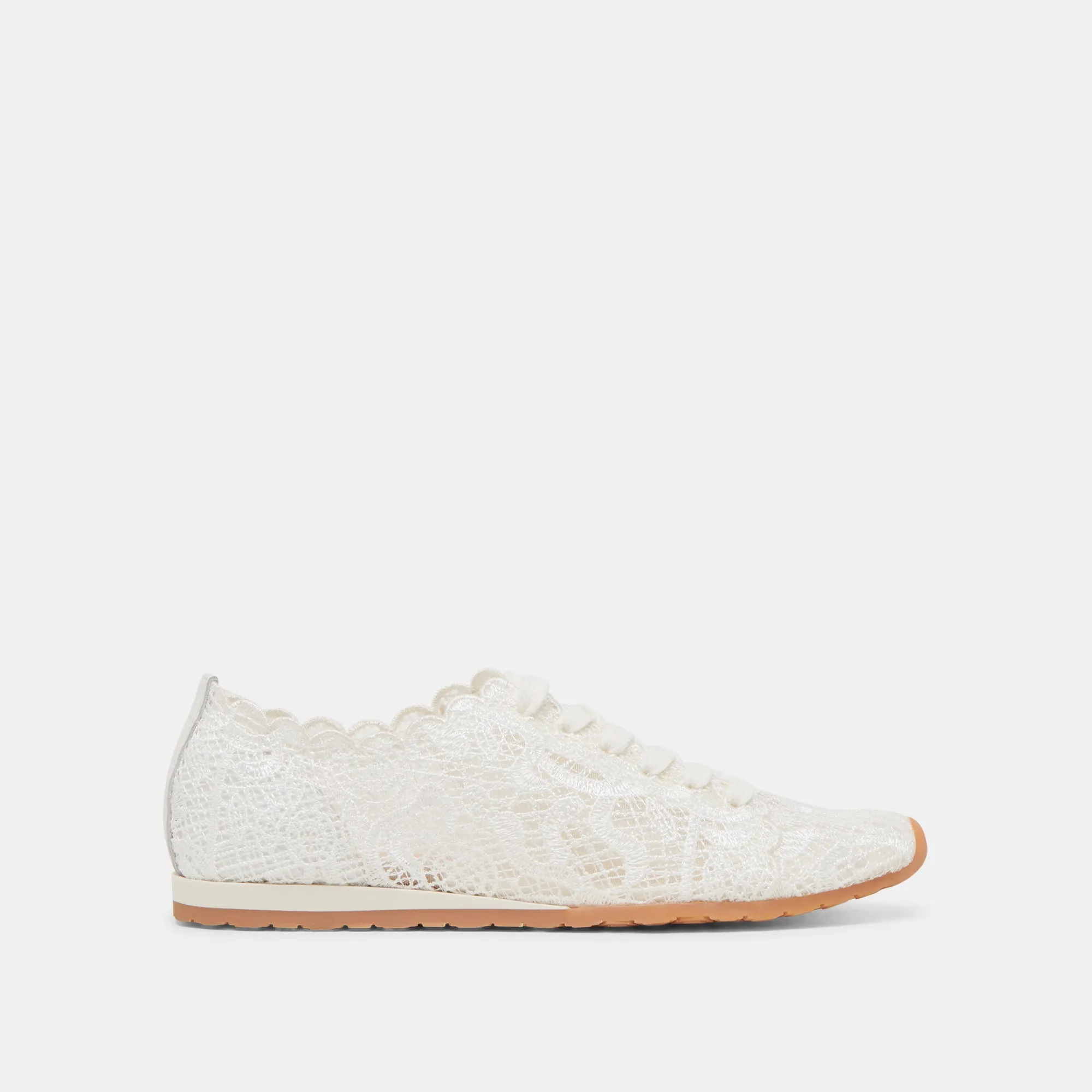 DAYANA SNEAKERS WHITE LACE   PEARL CHARM BUNDLE