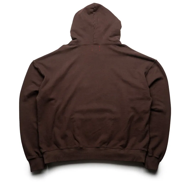 Diet Starts Monday Biker Hoodie - Brown