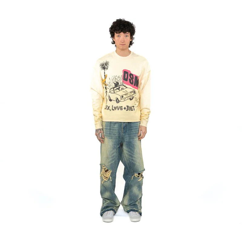 Diet Starts Monday SL&D Sweatshirt - Antique White