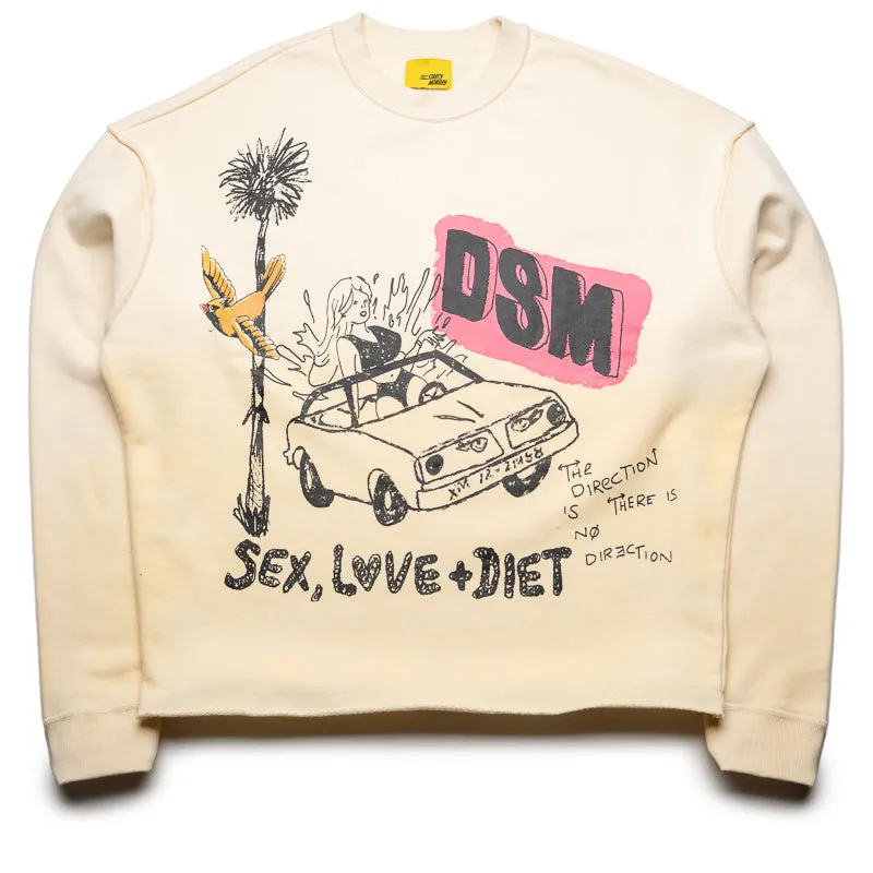 Diet Starts Monday SL&D Sweatshirt - Antique White