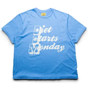 Diet Starts Monday Star Tee - Vintage Blue