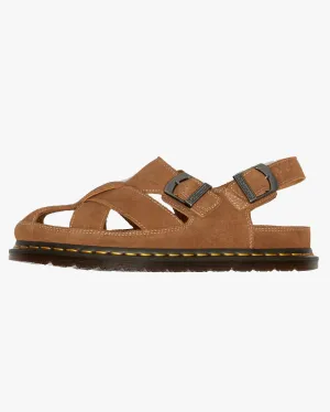 Dr Martens Archive Plush Suede Fisherman Sandals - Natural Tan