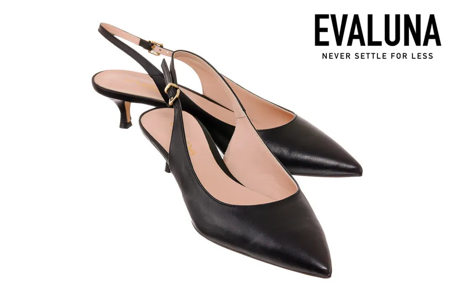 Eva Sling Black Leather