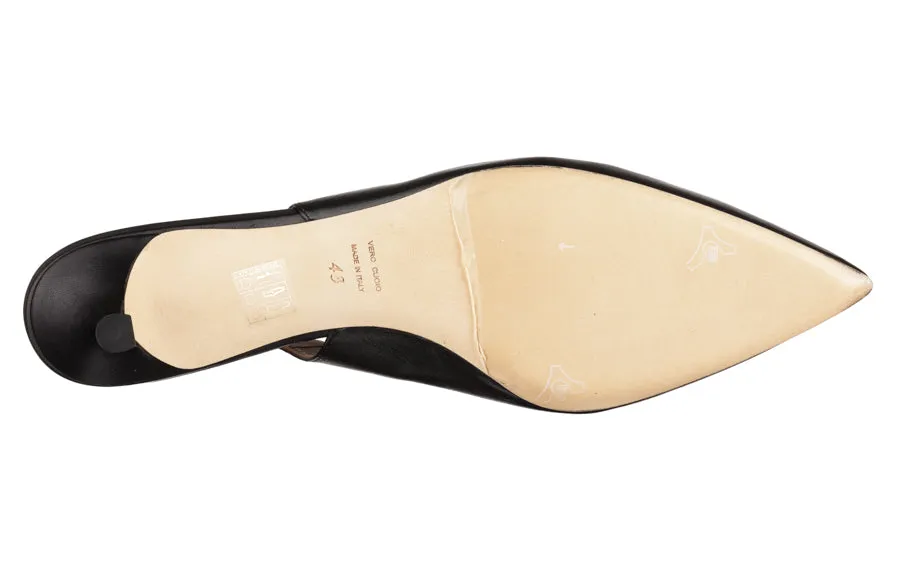 Eva Sling Black Leather