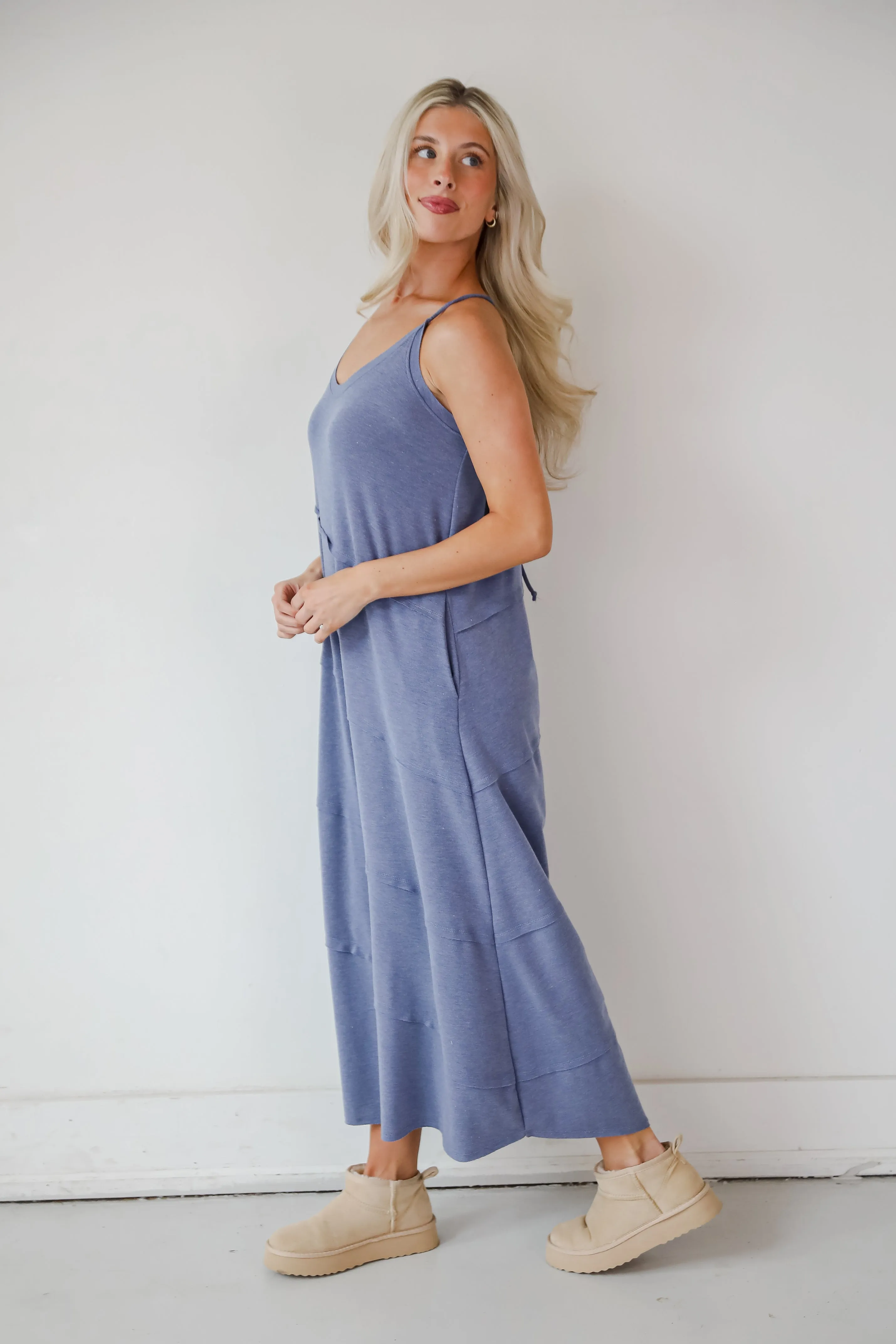 FINAL SALE - Favorite Impression Denim Wide Leg Jumpsuit