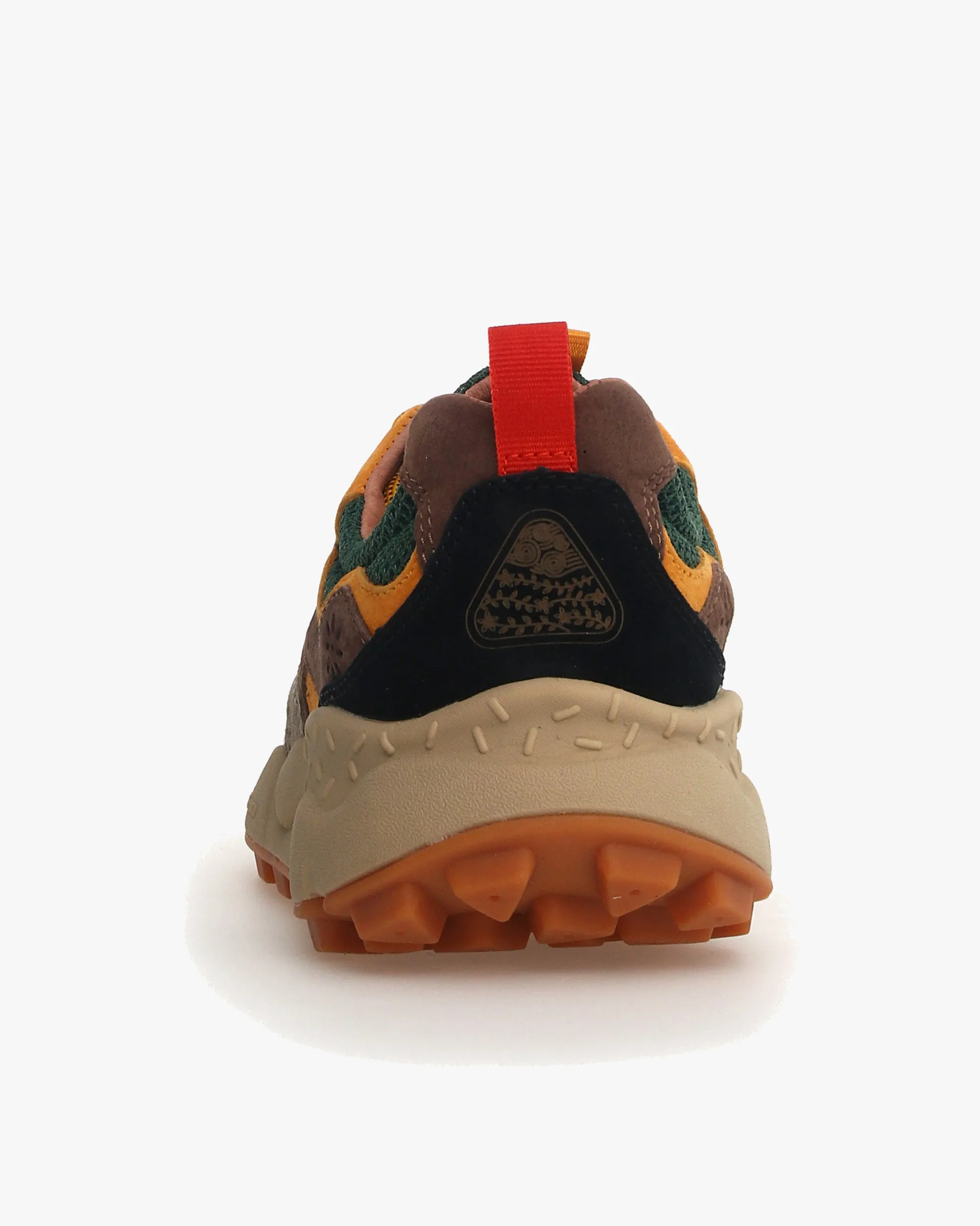 Flower Mountain Yamano 3 Suede & Nylon Mesh - Taupe / Green / Ocra