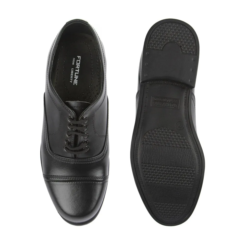 Fortune Black Classic Oxford Shoes For Men 7168-03 By Liberty