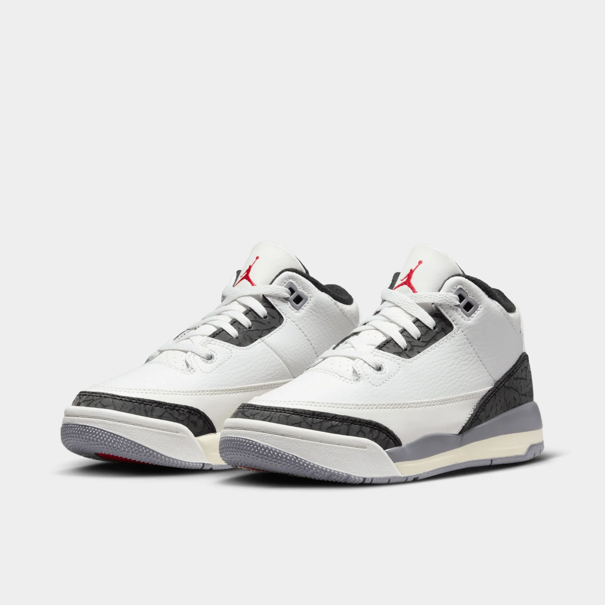 Jordan 3 Retro PS Summit White / Fire Red - Cement Grey