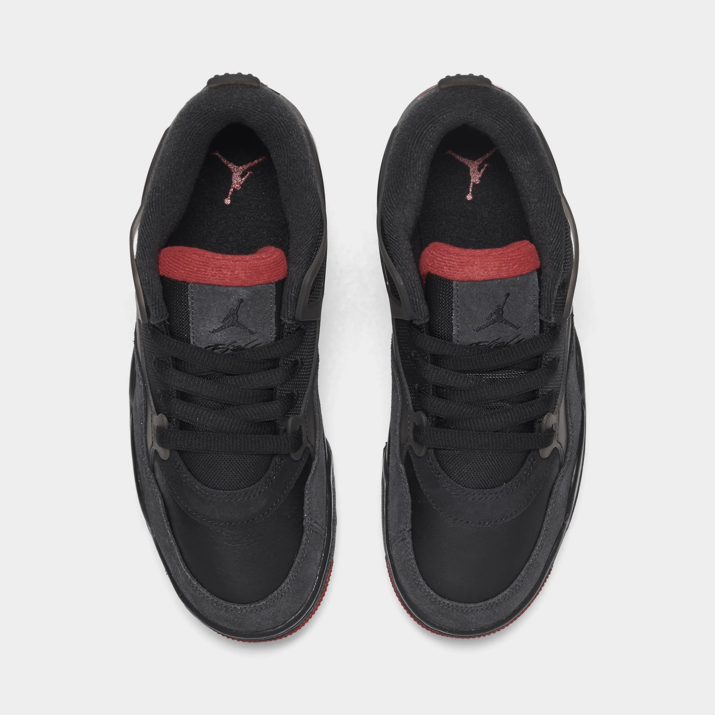 Jordan 4RM GS Black / Varsity Red - Anthracite