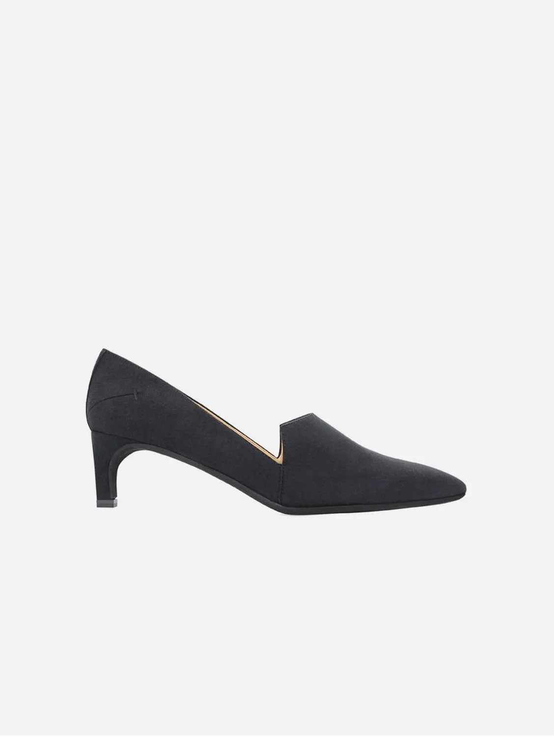 Lorena Women's Vegan Suede Heeled Pumps | Black