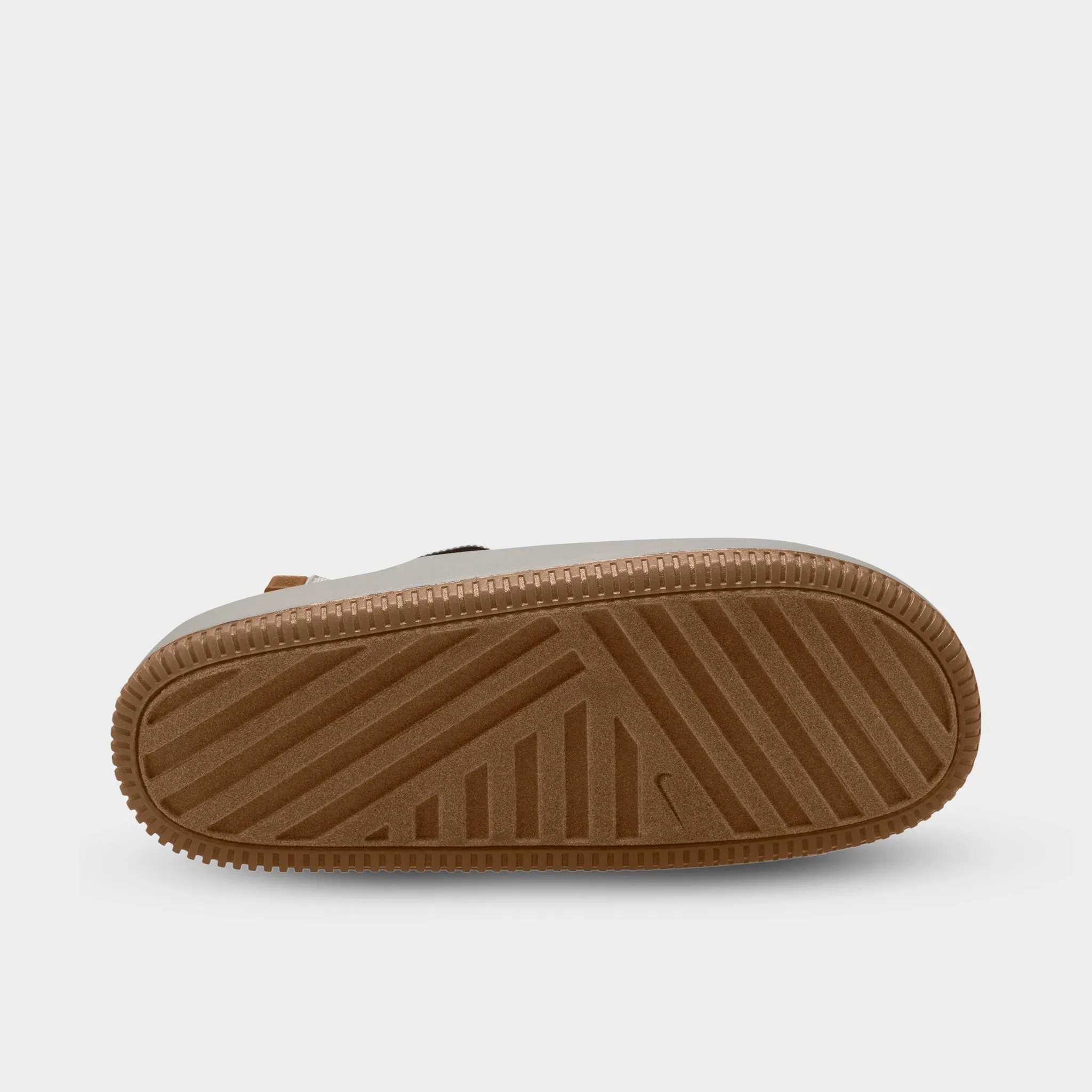 Nike Calm Mule College Grey / Gum Medium Brown