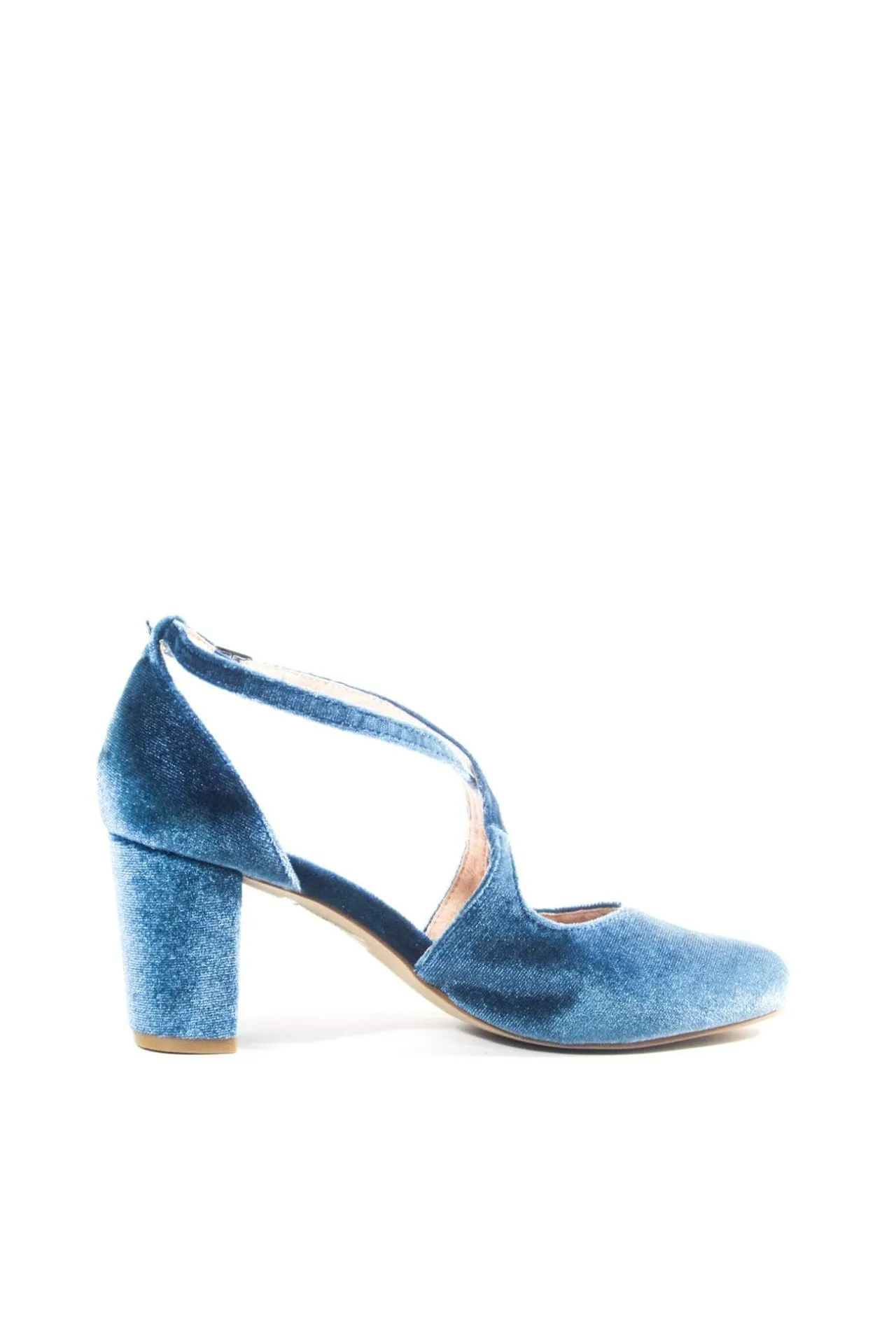 Oren Velvet Mary Jane Heels