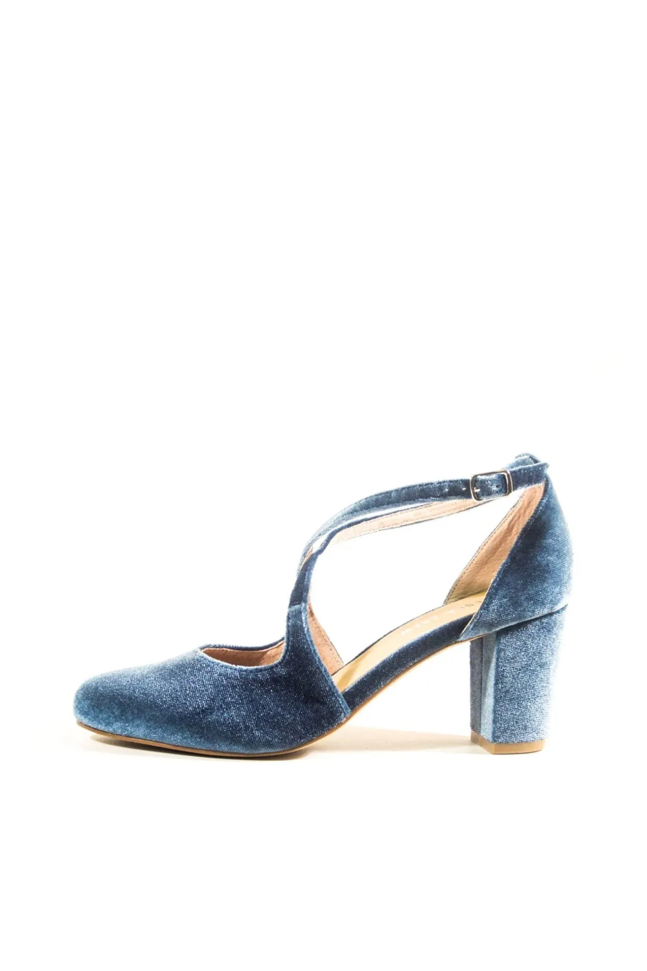 Oren Velvet Mary Jane Heels