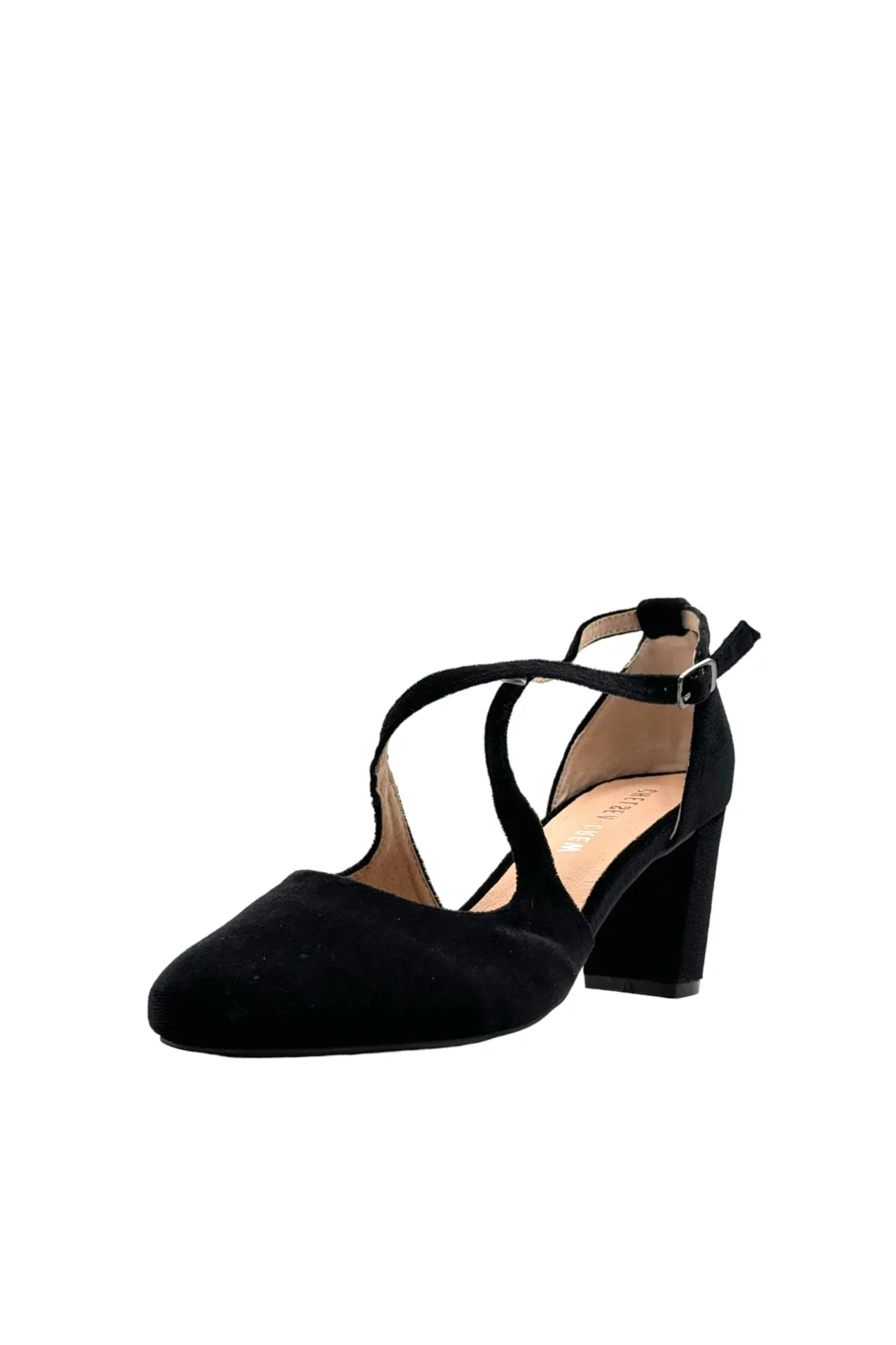 Oren Velvet Mary Jane Heels
