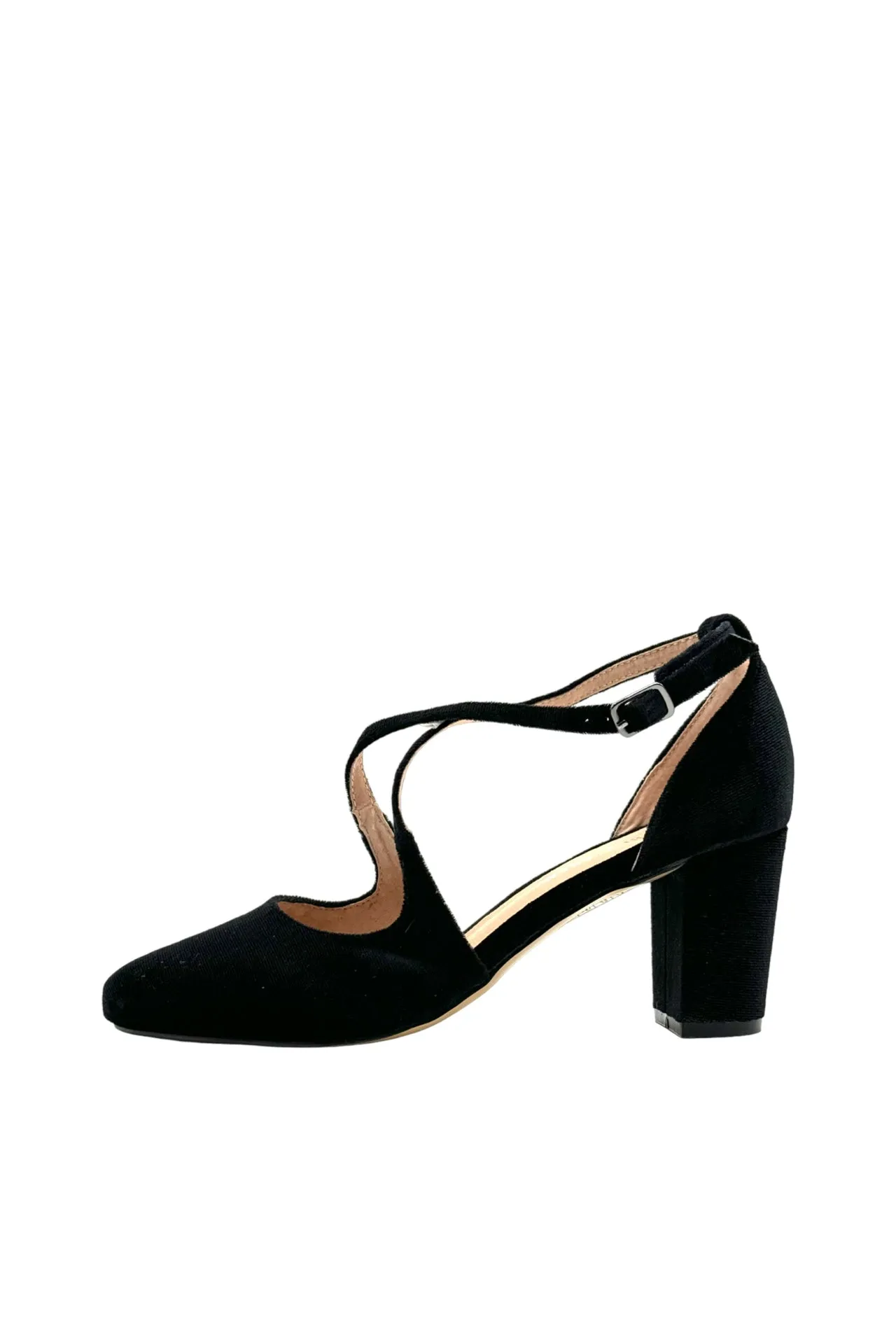 Oren Velvet Mary Jane Heels
