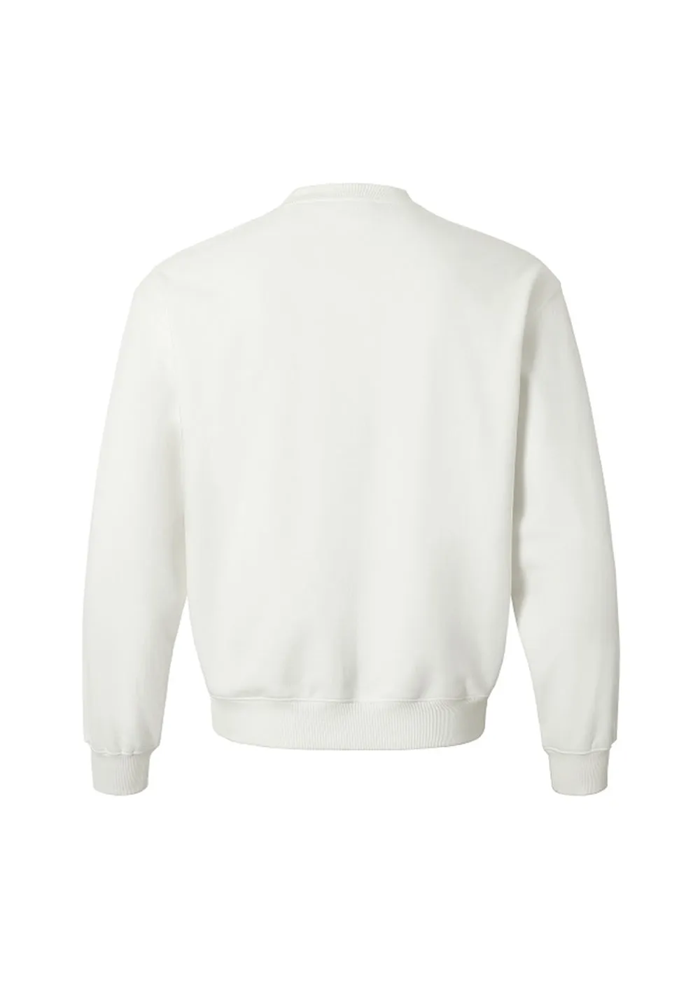 Pearl Appliqué Basic Crew Neck Sweatshirt