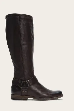 Phillip Harness Tall Wide Calf - Pre-Loved