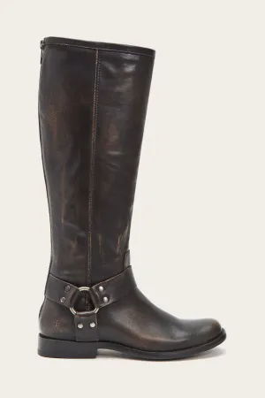 Phillip Harness Tall Wide Calf - Pre-Loved