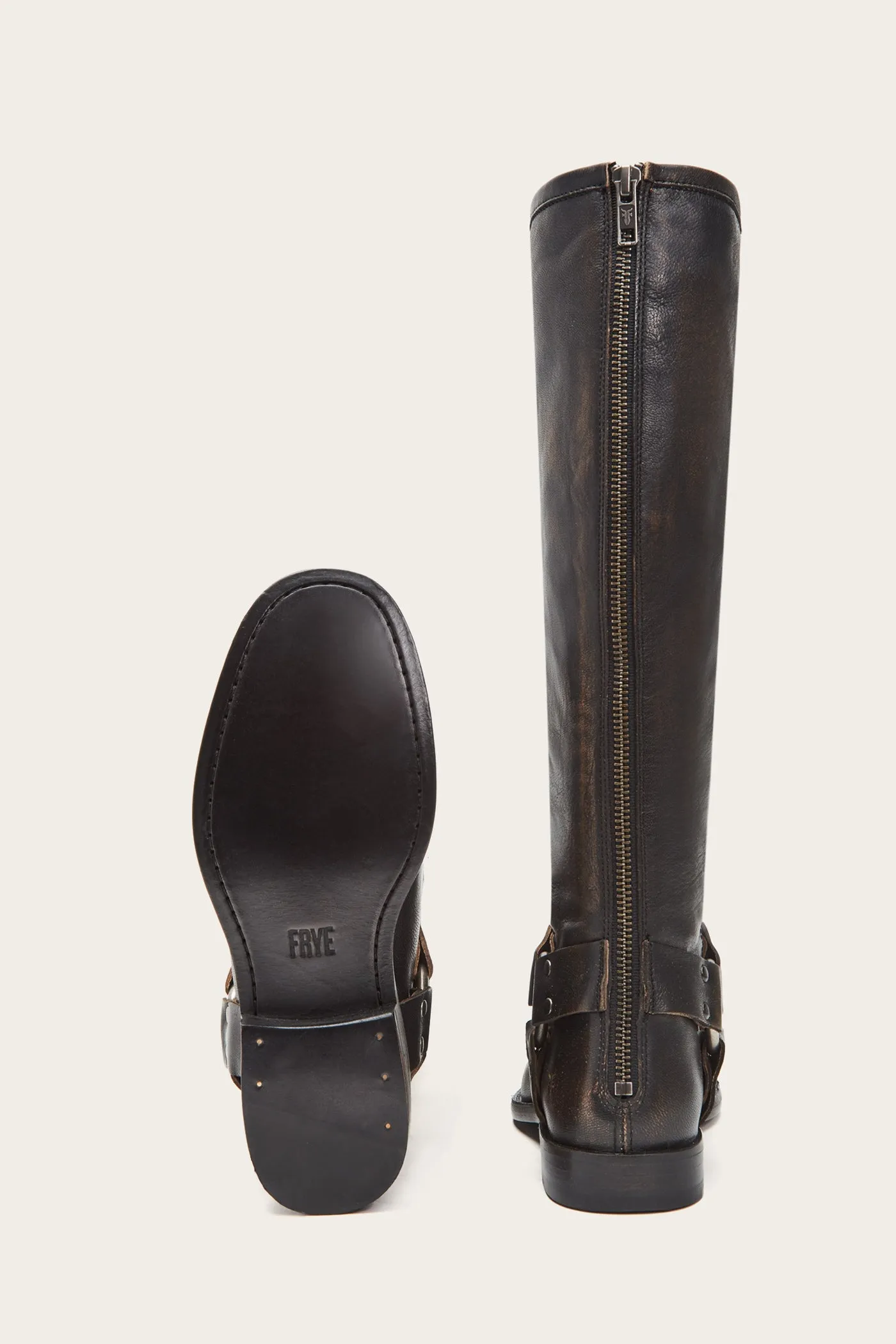 Phillip Harness Tall Wide Calf - Pre-Loved