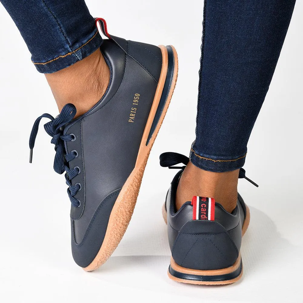 Pierre Cardin Wembi 2 Ladies Lace Up Sneaker -  Navy