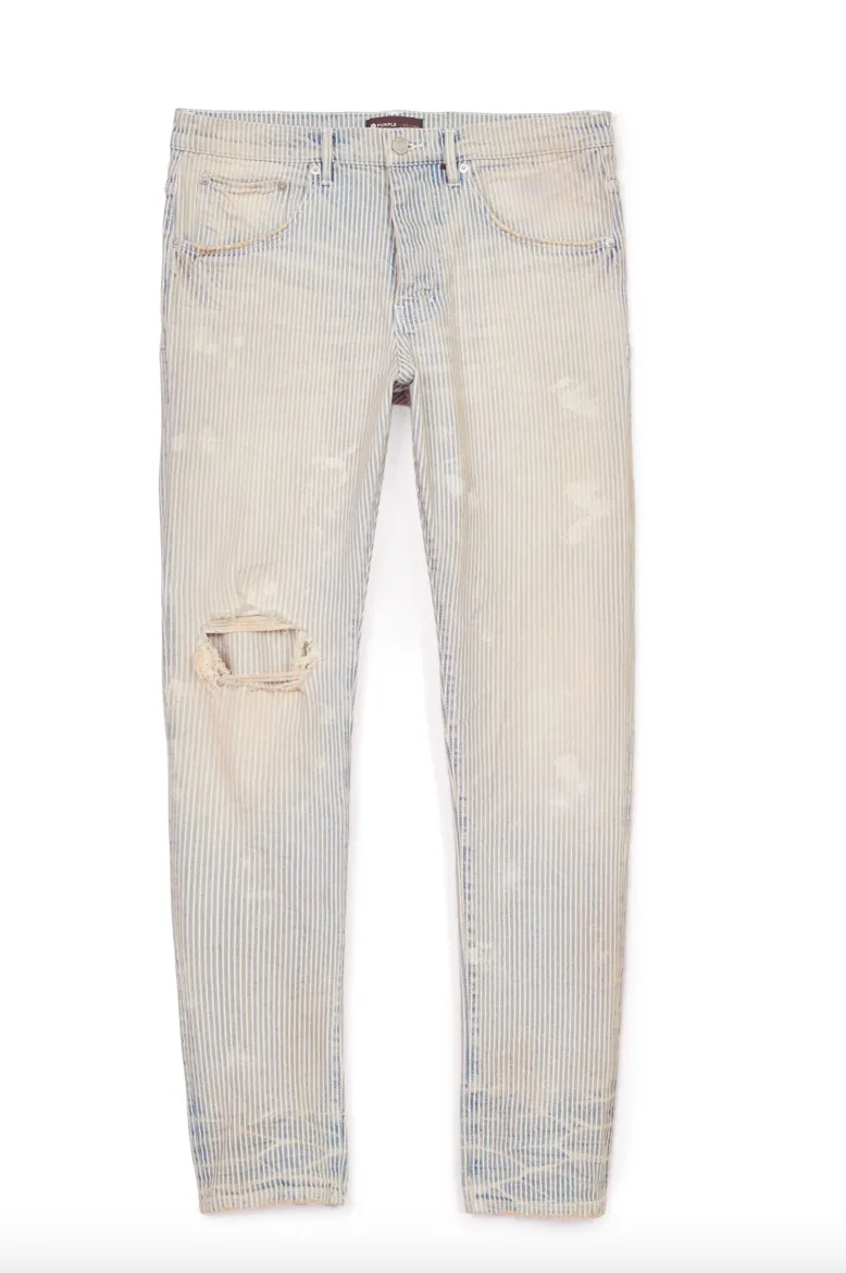 Purple Mens Hickory Stripe Vintage Blowout "Hickory Stripe"