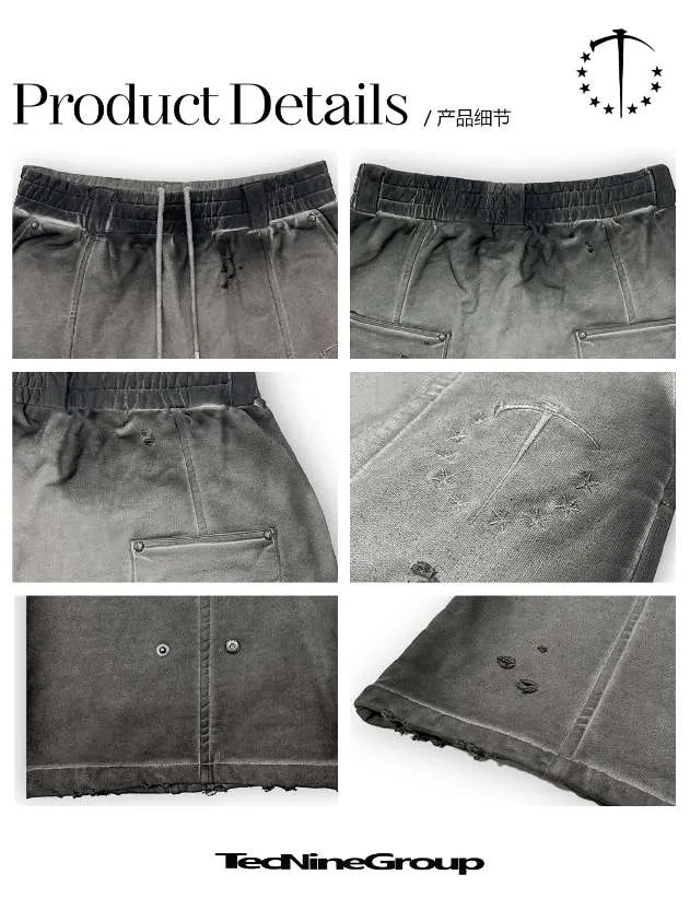 Set-Dye Drop-Crotch Sweatpants