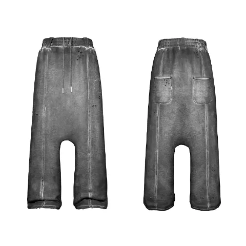 Set-Dye Drop-Crotch Sweatpants