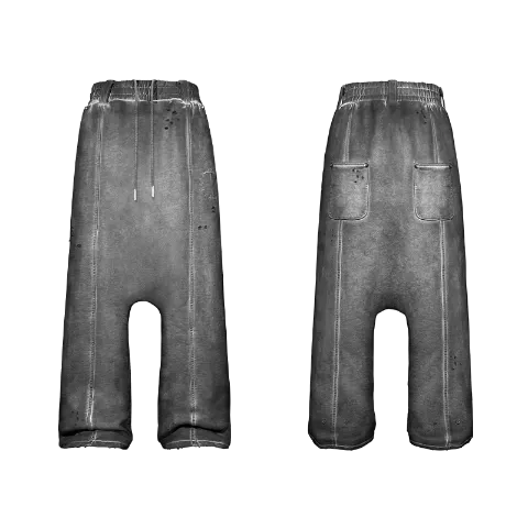 Set-Dye Drop-Crotch Sweatpants