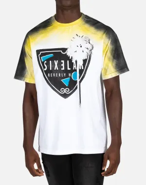 Sixelar MAU BEVERLY HILLS PALM AIRBRUSH TEE