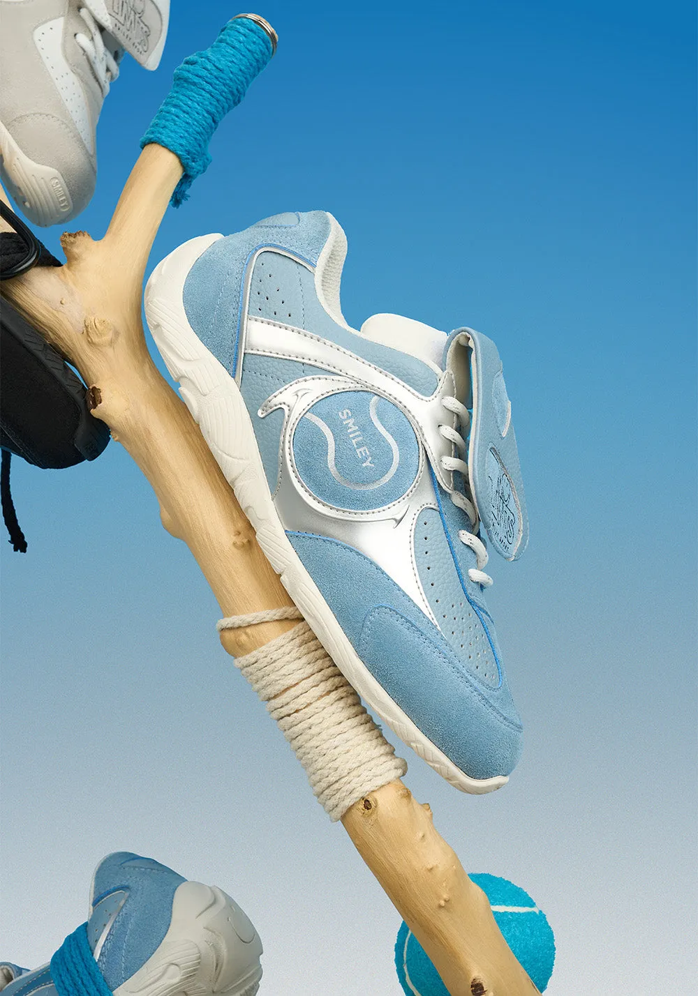 SMILEY丨 Heritage Tennis Court Shoes