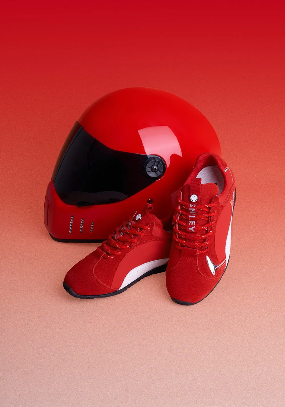 SMILEY丨 Vintage Racer Sneakers