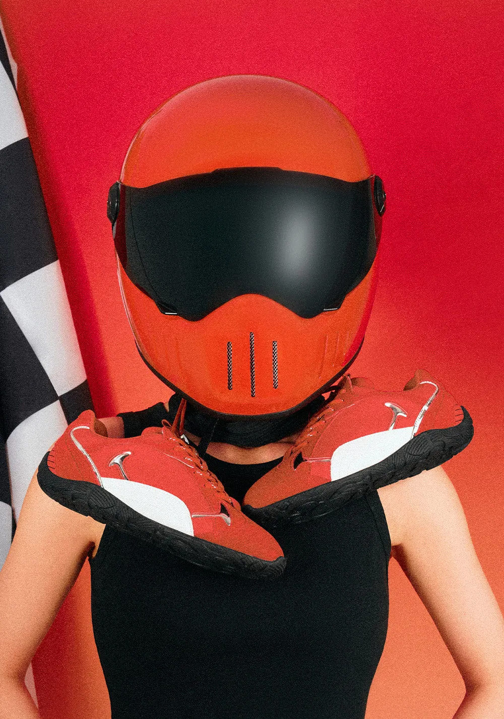 SMILEY丨 Vintage Racer Sneakers
