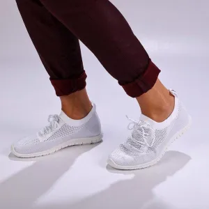 Soft Style by Hush Puppies Nansen Lurex Sneaker - White