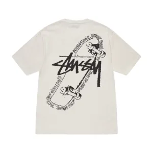 Stüssy Skate Posse Pigment Dyed T-shirt Natural