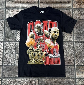 Threads On Demand Jordan The GOAT Tee "Black Red"