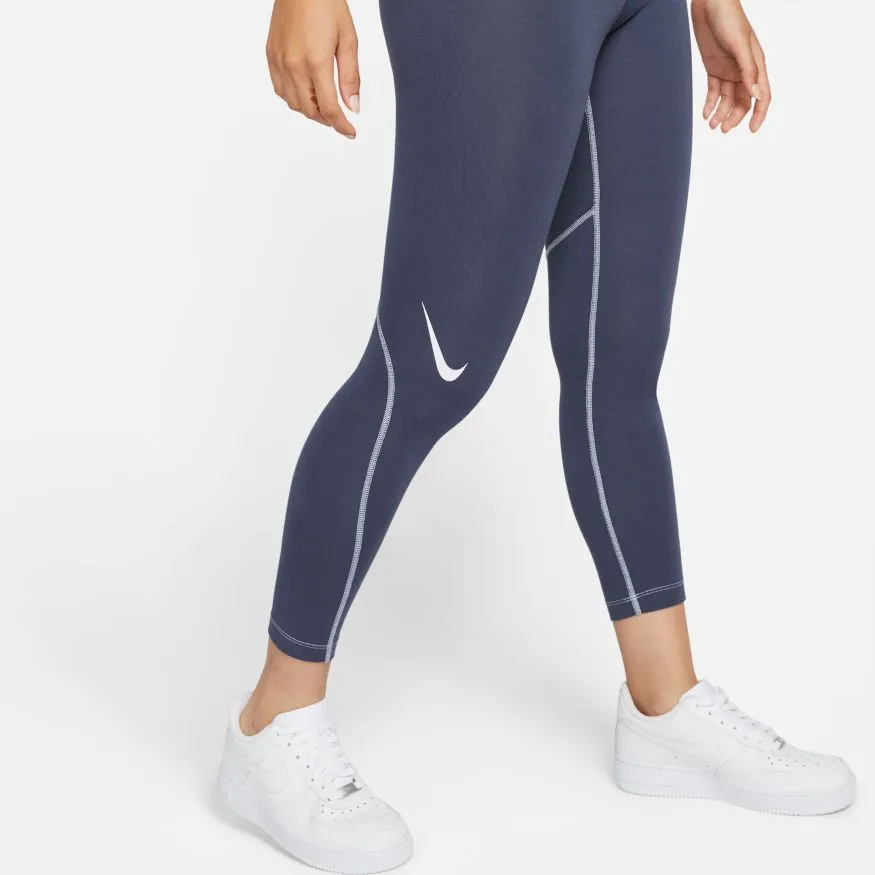 W NSW SWOOSH LEGGINGS THUNDER BLUE