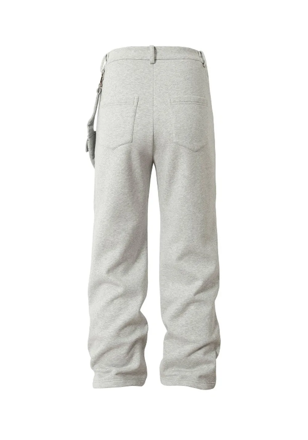Waistcoat Removable Folded Pleated Sweatpants