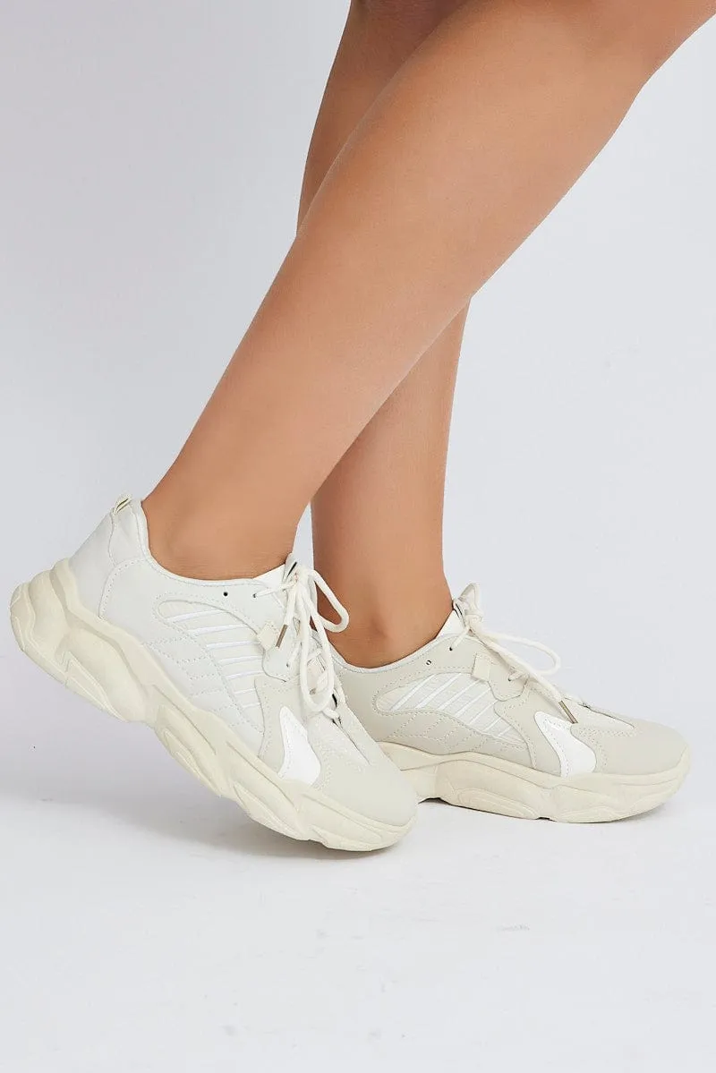 White Chunky Sneakers