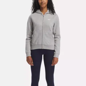 Women's Reebok Identity Small Logo Fleece Full-Zip Sweatshirt